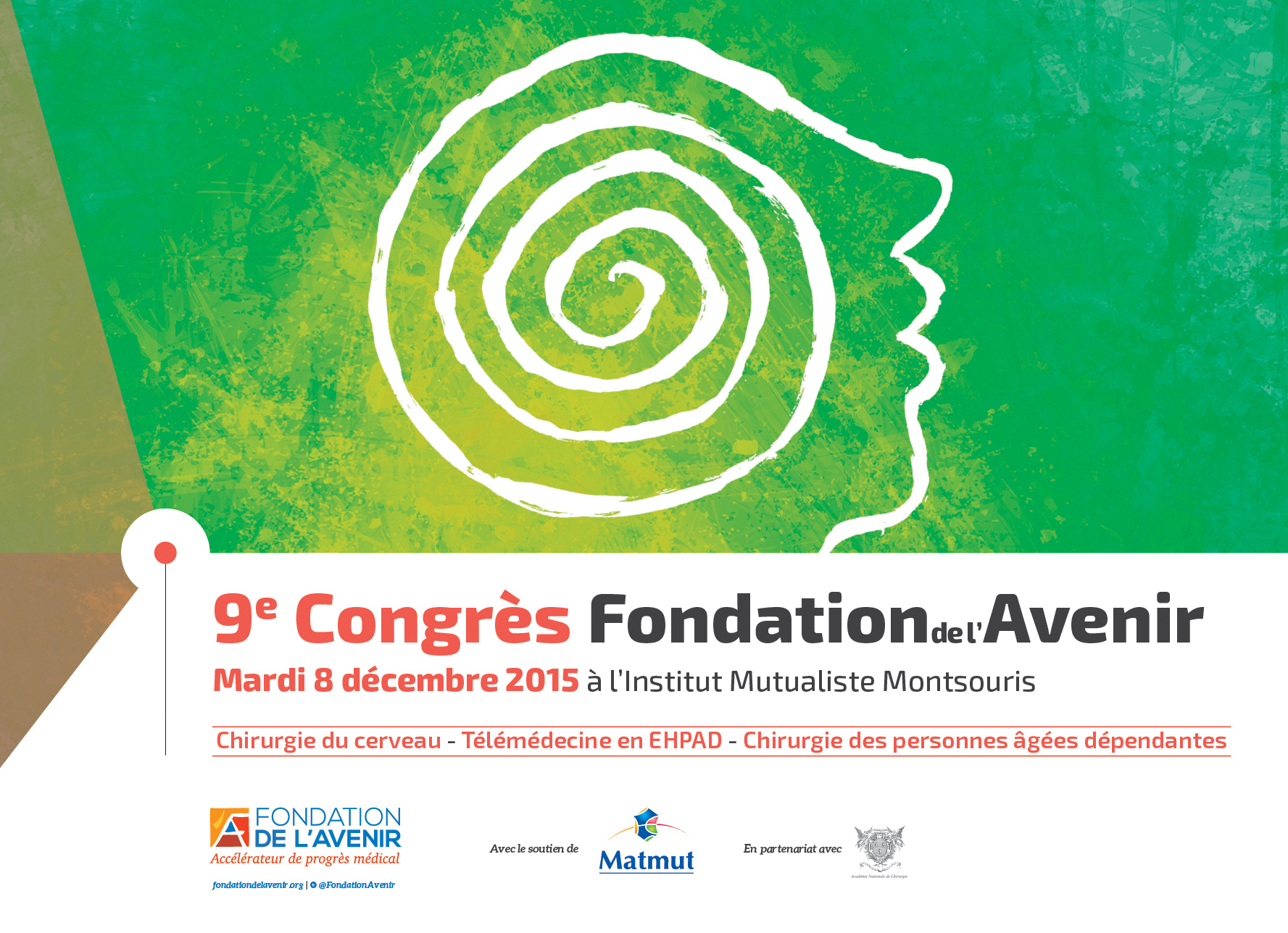 Invitation et programme du 9e Congrès de la Fondation de l'Avenir (8 ...