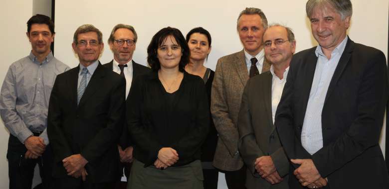 Photo des équipes présentes lors du lancement du projet Tournesol par la Fondation de l'Avenir