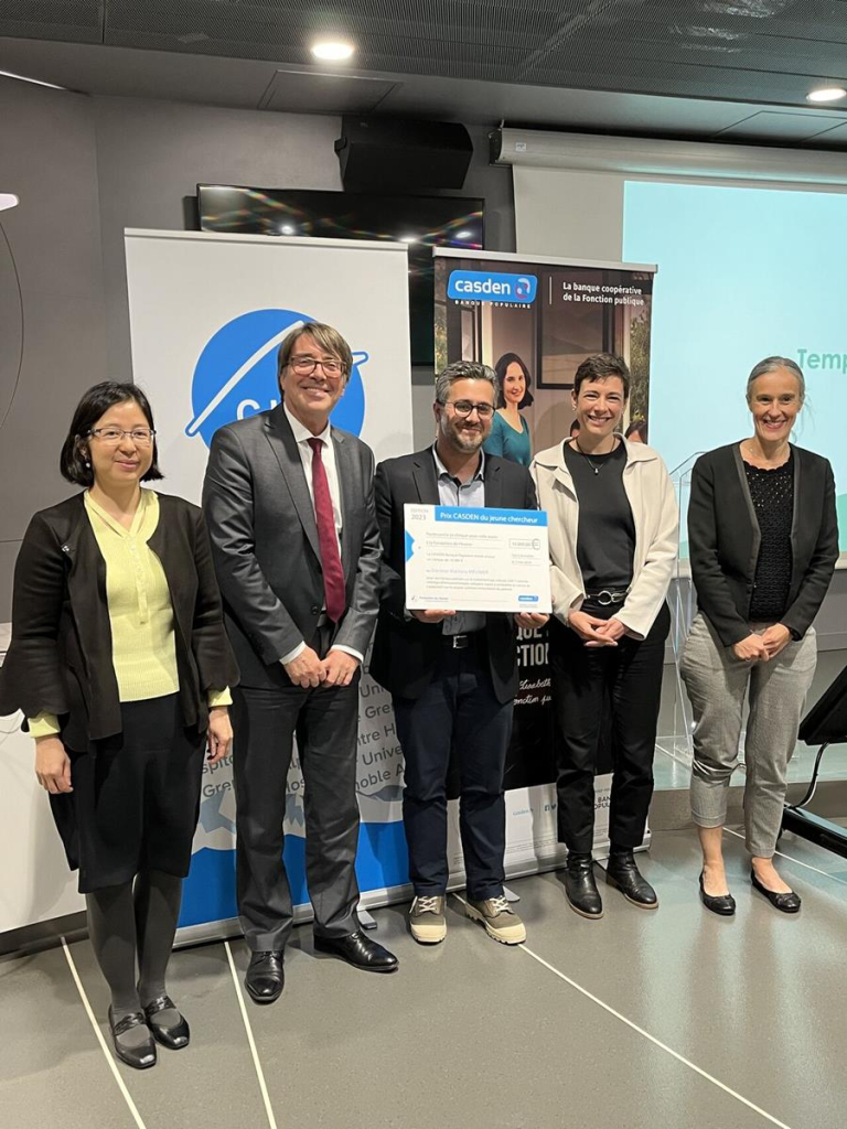 Remise du prix Casden au Dr Mathieu Meunier